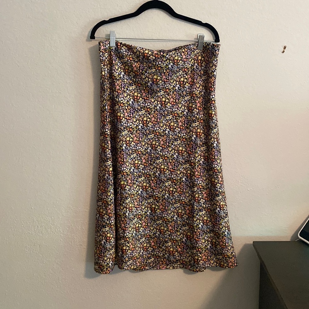 Floral Midi Skirt